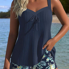 Alice | Floral Two-Piece Beach Tankini 2