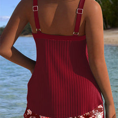 Alice | Floral Two-Piece Beach Tankini 4