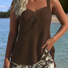 Alice | Floral Two-Piece Beach Tankini 5