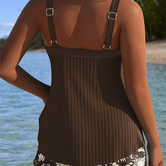 Alice | Floral Two-Piece Beach Tankini 6