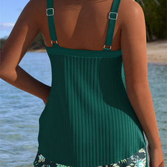 Alice | Floral Two-Piece Beach Tankini 8