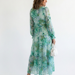 Althea | Long Sleeve Floral Maxi Dress 3