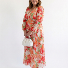 Althea | Long Sleeve Floral Maxi Dress 5