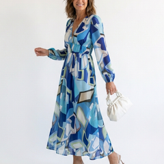 Althea | Long Sleeve Floral Maxi Dress 7