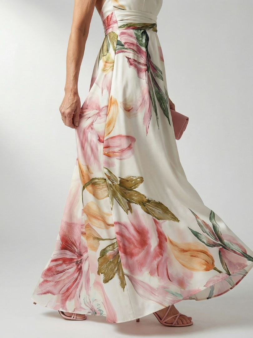 Amiel | Light Floral Maxi Dress 2