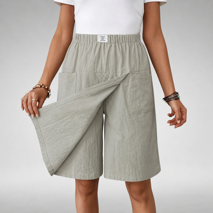 Anne - High-Waisted Comfort Shorts 0