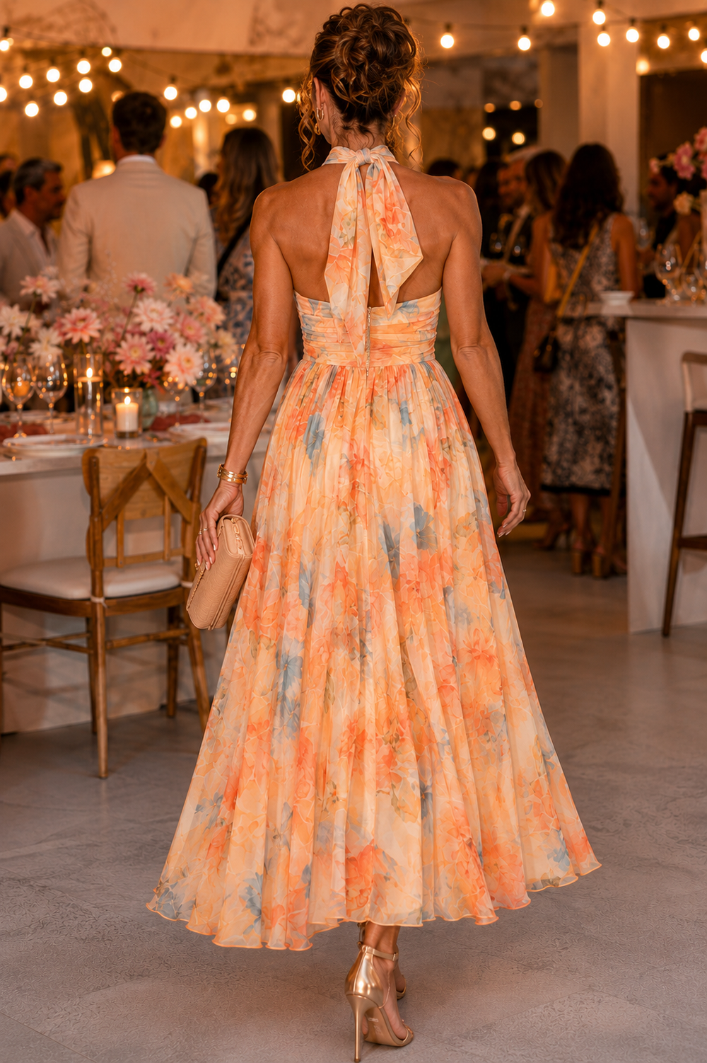 Atlanta | Halter Neck Maxi Dress 1