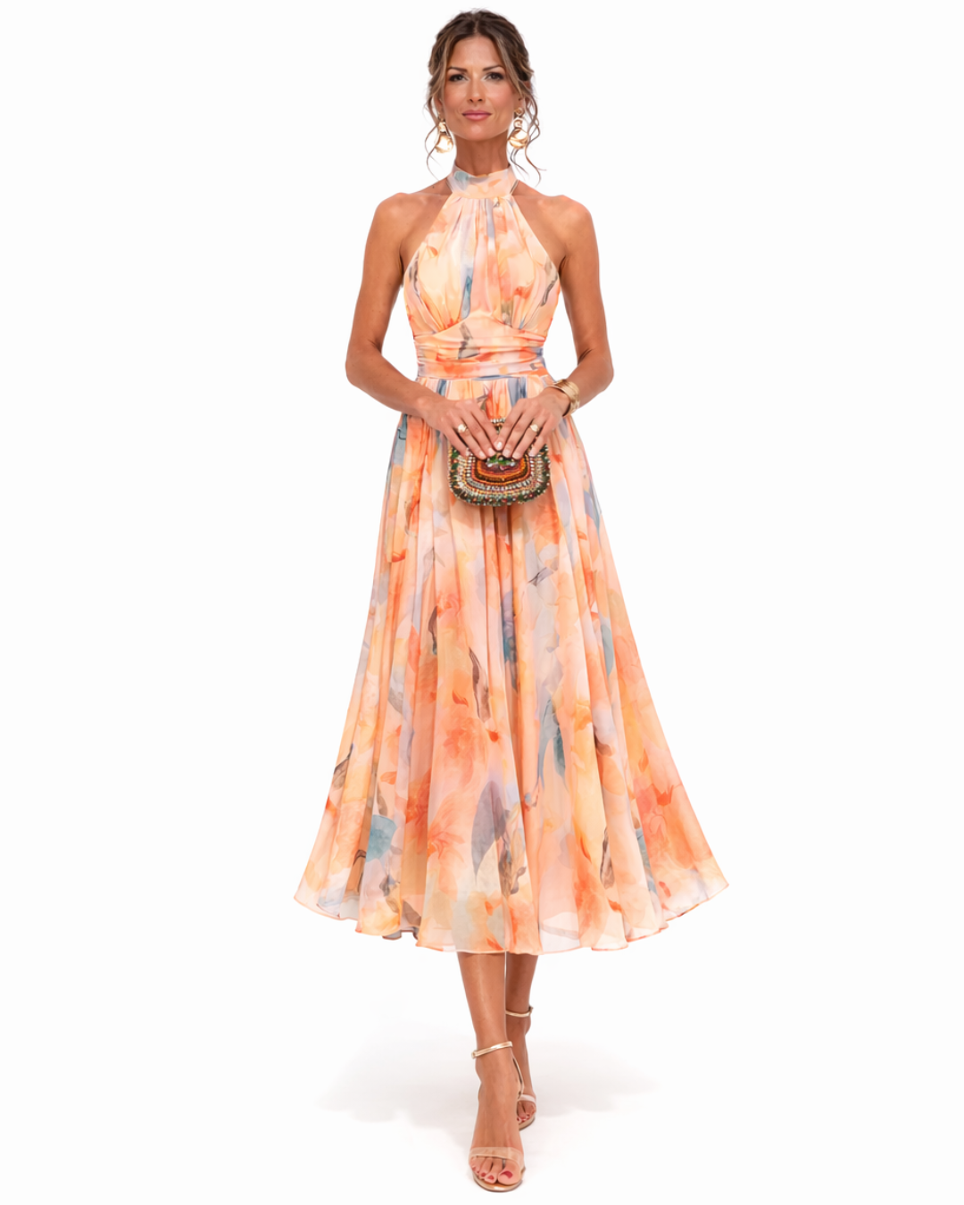 Atlanta | Halter Neck Maxi Dress 3