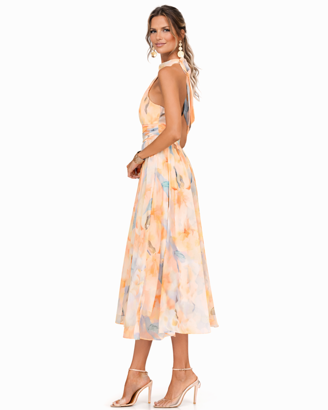 Atlanta | Halter Neck Maxi Dress 5