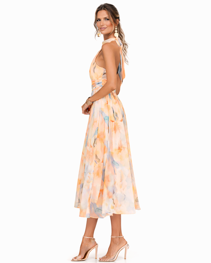 Atlanta | Halter Neck Maxi Dress 5