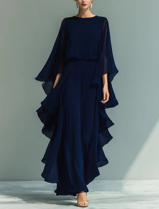 Aurelia | Elegant Flowing Evening Jumpsuit 0