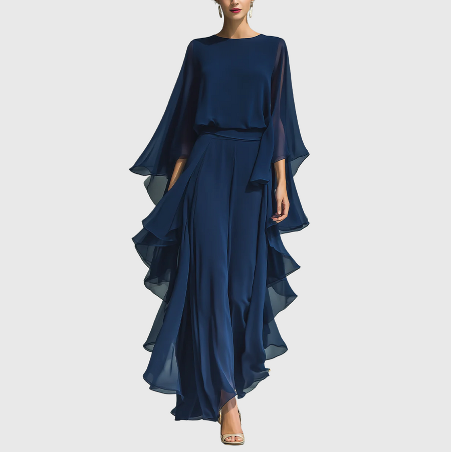 Aurelia | Elegant Flowing Evening Jumpsuit 1