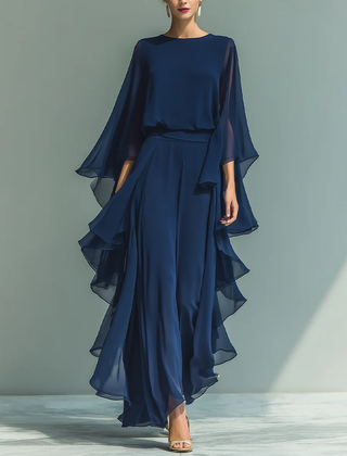 Aurelia | Elegant Flowing Evening Jumpsuit 2