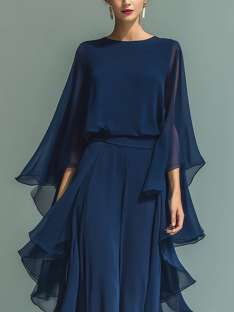 Aurelia | Elegant Flowing Evening Jumpsuit 4