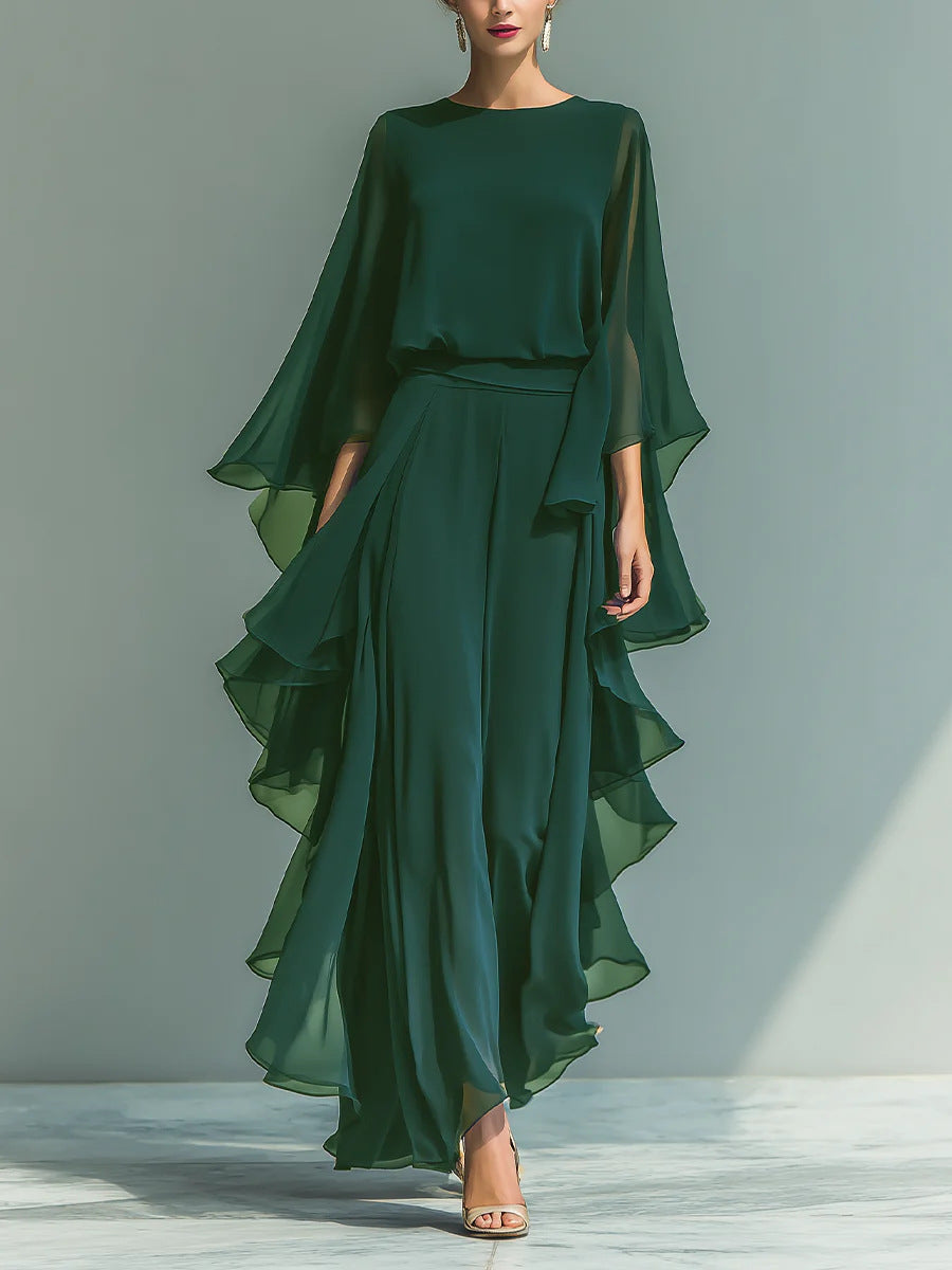 Aurelia | Elegant Flowing Evening Jumpsuit 6