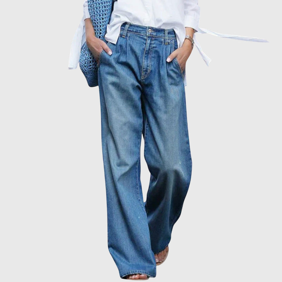 Ava - High-Quality Jeans with Wide Legs 0