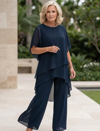 Beatrice | Elegant  Palazzo  Blouse and Pants Set 0