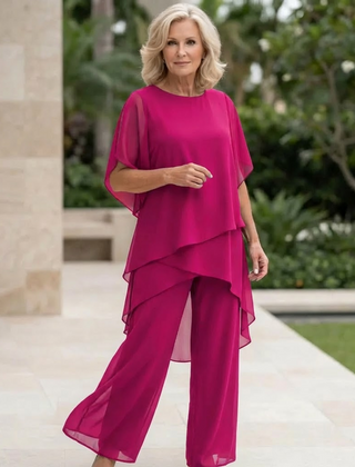 Beatrice | Elegant  Palazzo  Blouse and Pants Set 5