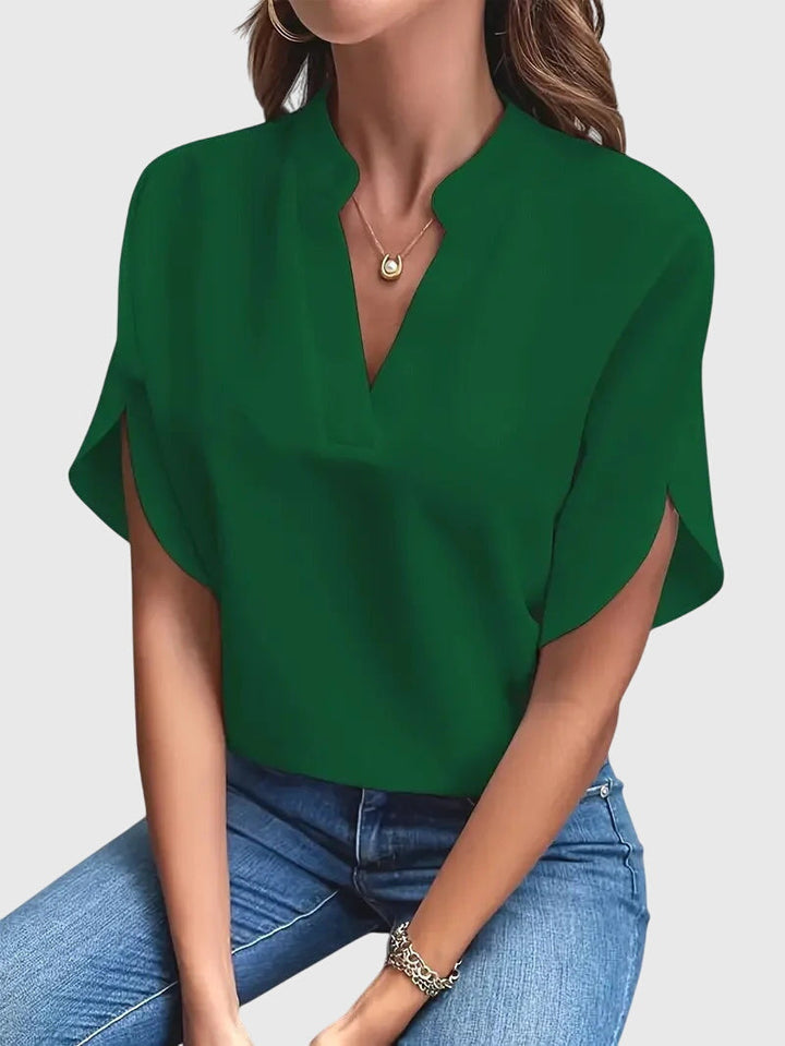Beatrix | Soft and Elegant V-Neck Shirt 3