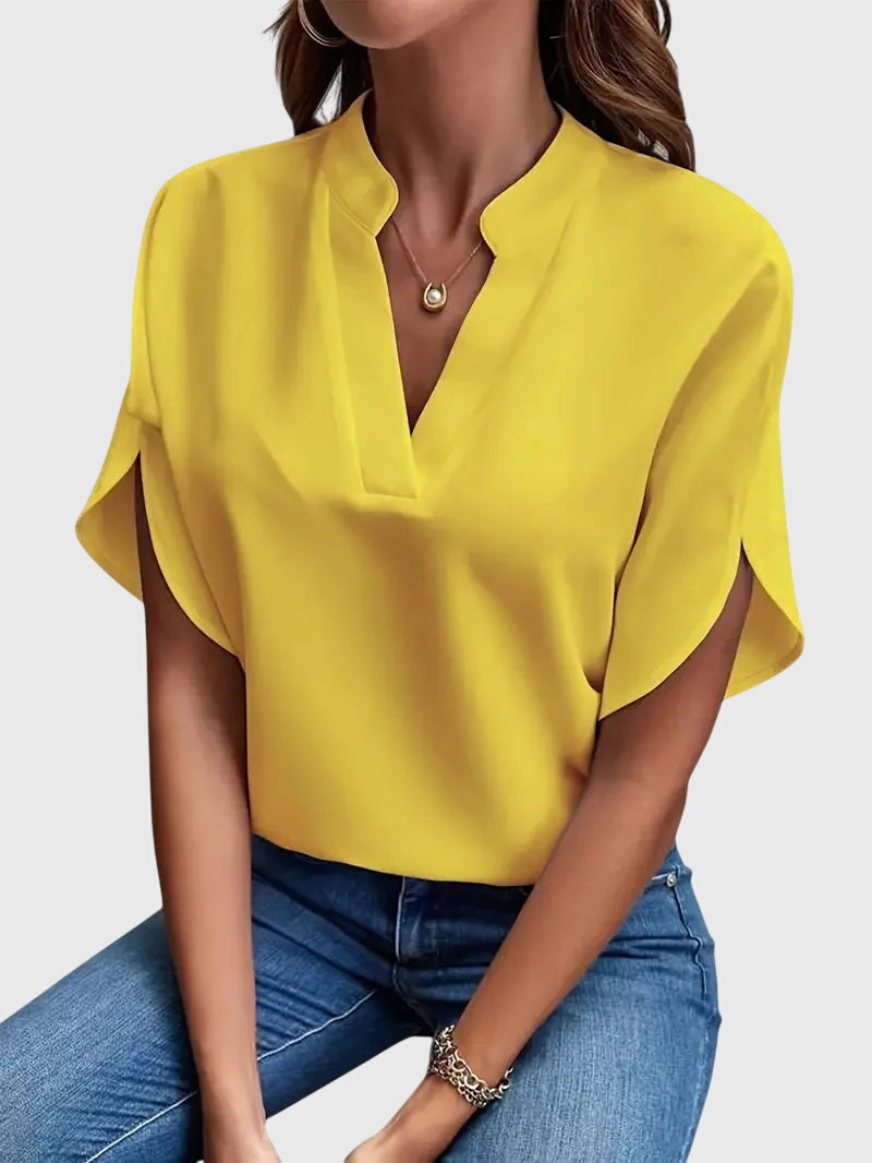 Beatrix | Soft and Elegant V-Neck Shirt 8