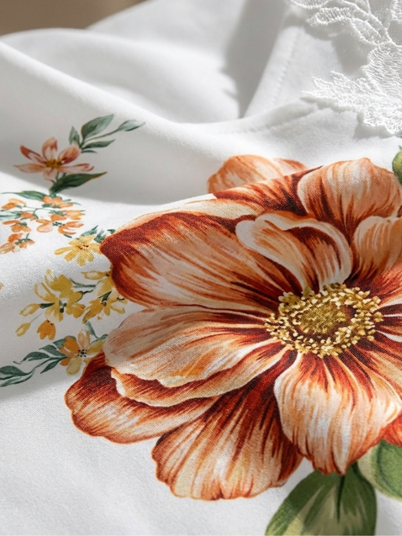 Camila | Floral Off-Shoulder A-Line Midi Dress 3