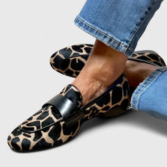 Clyanne Loafers for Women | Orthopedic Comfort, Animal Print 0