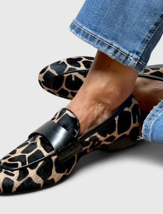 Clyanne Loafers for Women | Orthopedic Comfort, Animal Print 0