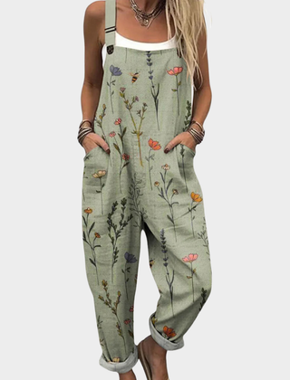 Comfortable Printed Overalls 0