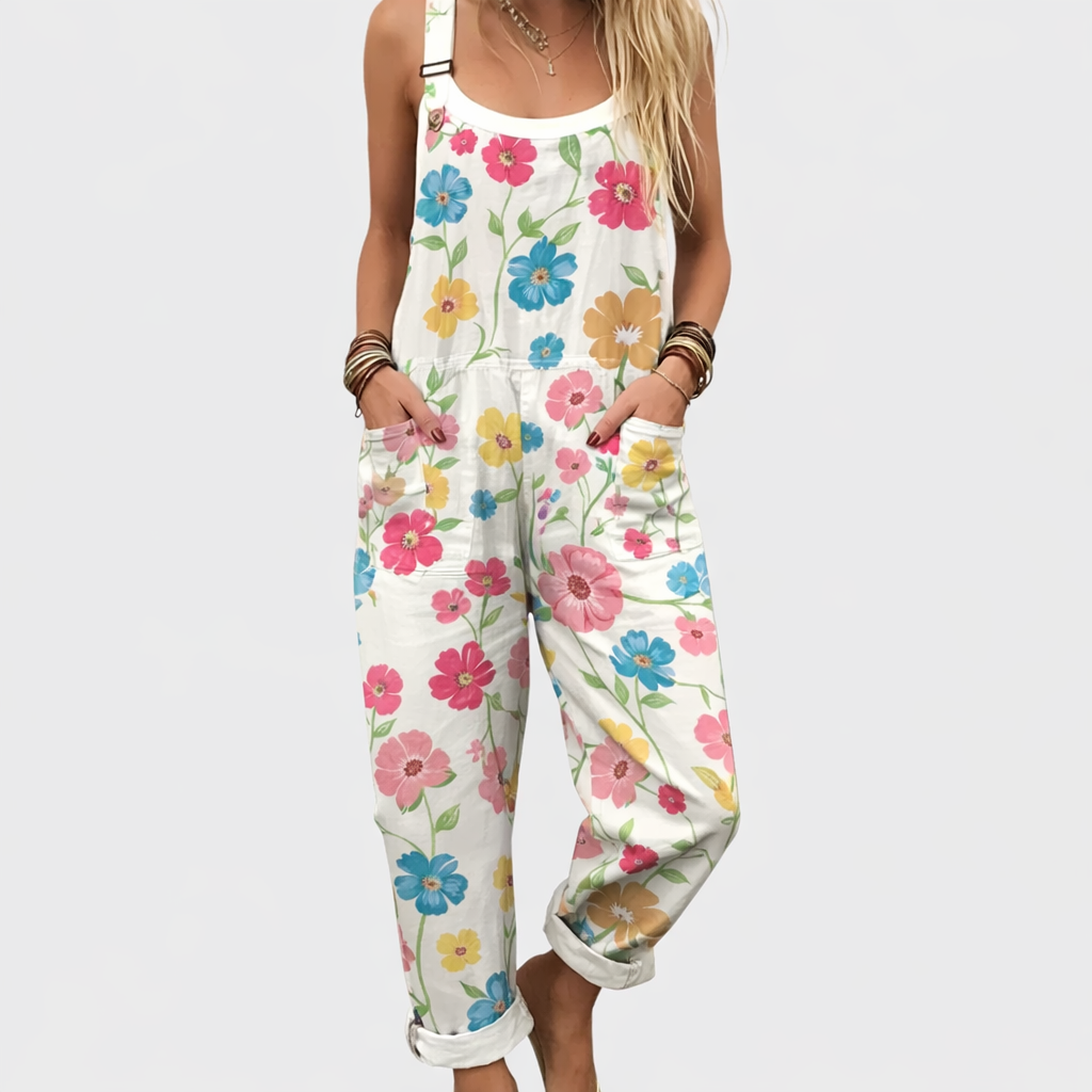 Comfortable Printed Overalls 0