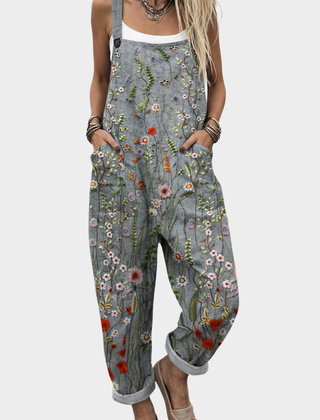 Comfortable Printed Overalls 0