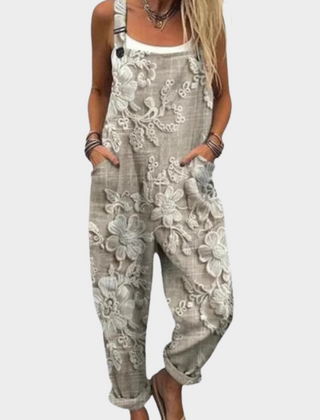 Comfortable Printed Overalls 0