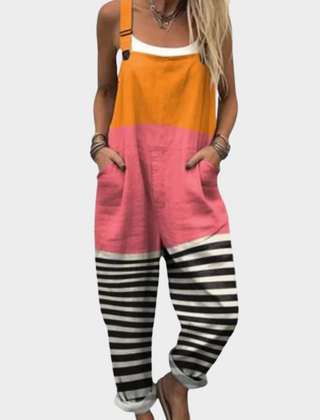 Comfortable Printed Overalls 0
