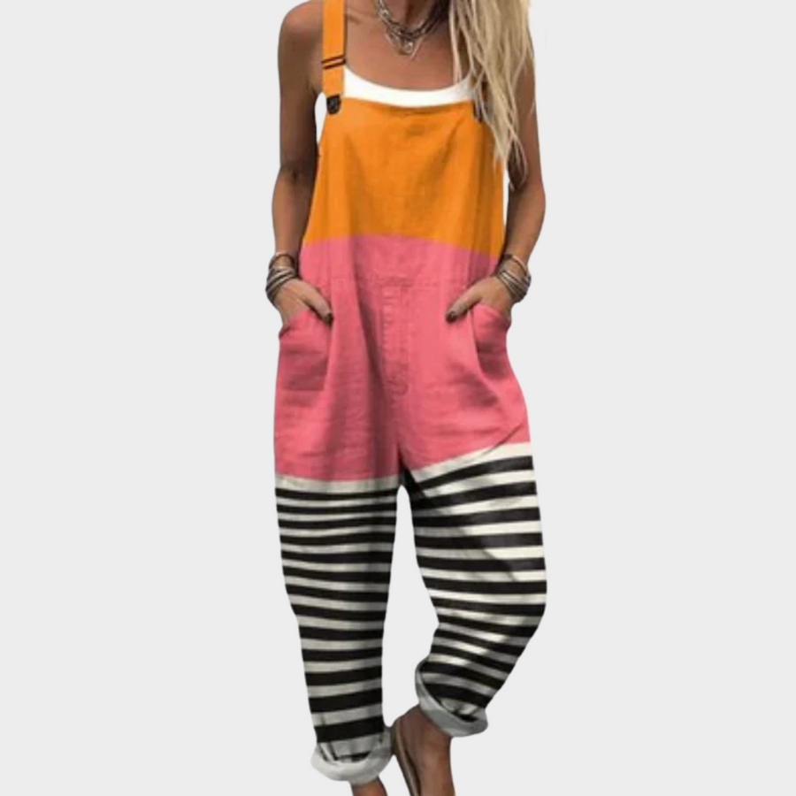 Comfortable Printed Overalls 0