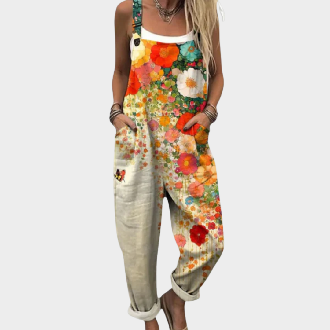 Comfortable Printed Overalls 0