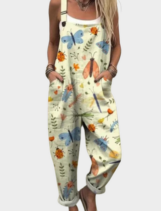 Comfortable Printed Overalls 0