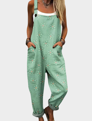 Comfortable Printed Overalls 0