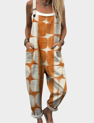 Comfortable Printed Overalls 0
