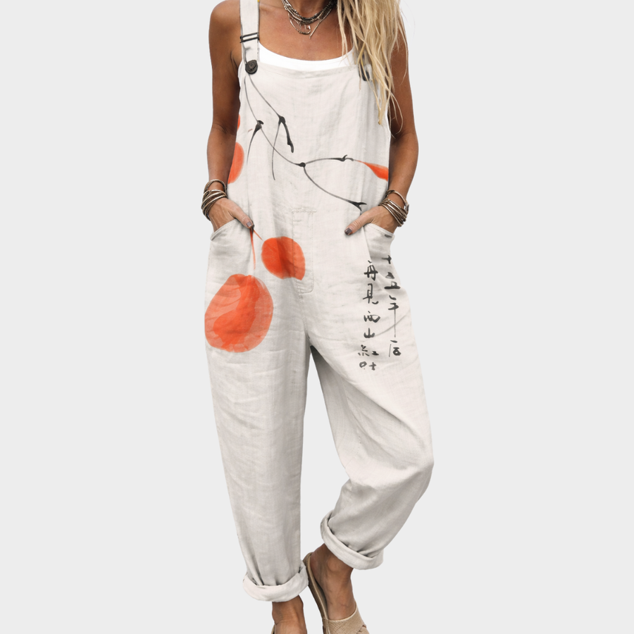 Comfortable Printed Overalls 0