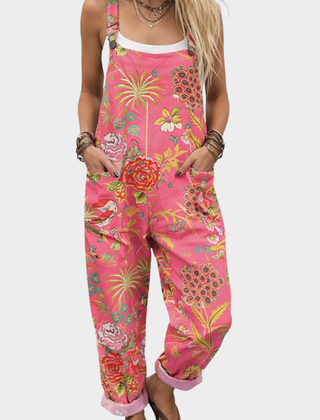 Comfortable Printed Overalls 0