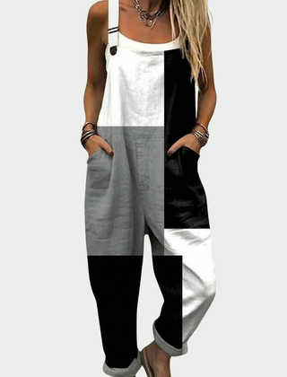 Comfortable Printed Overalls 0