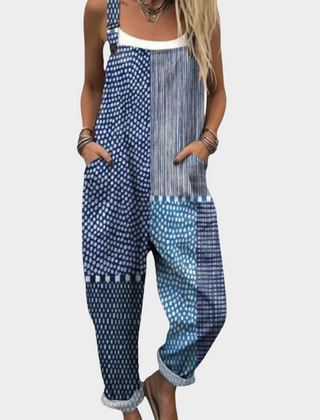 Comfortable Printed Overalls 0