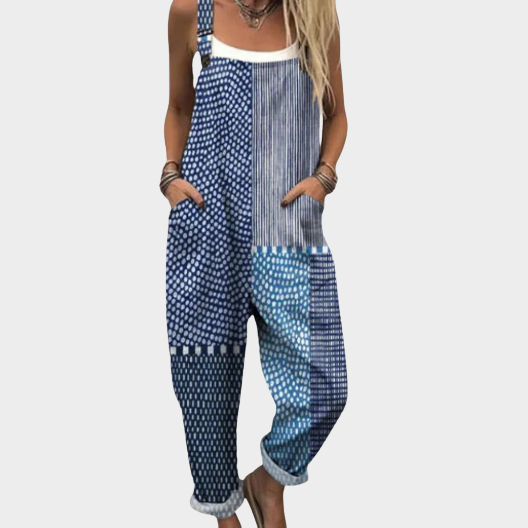 Comfortable Printed Overalls 0