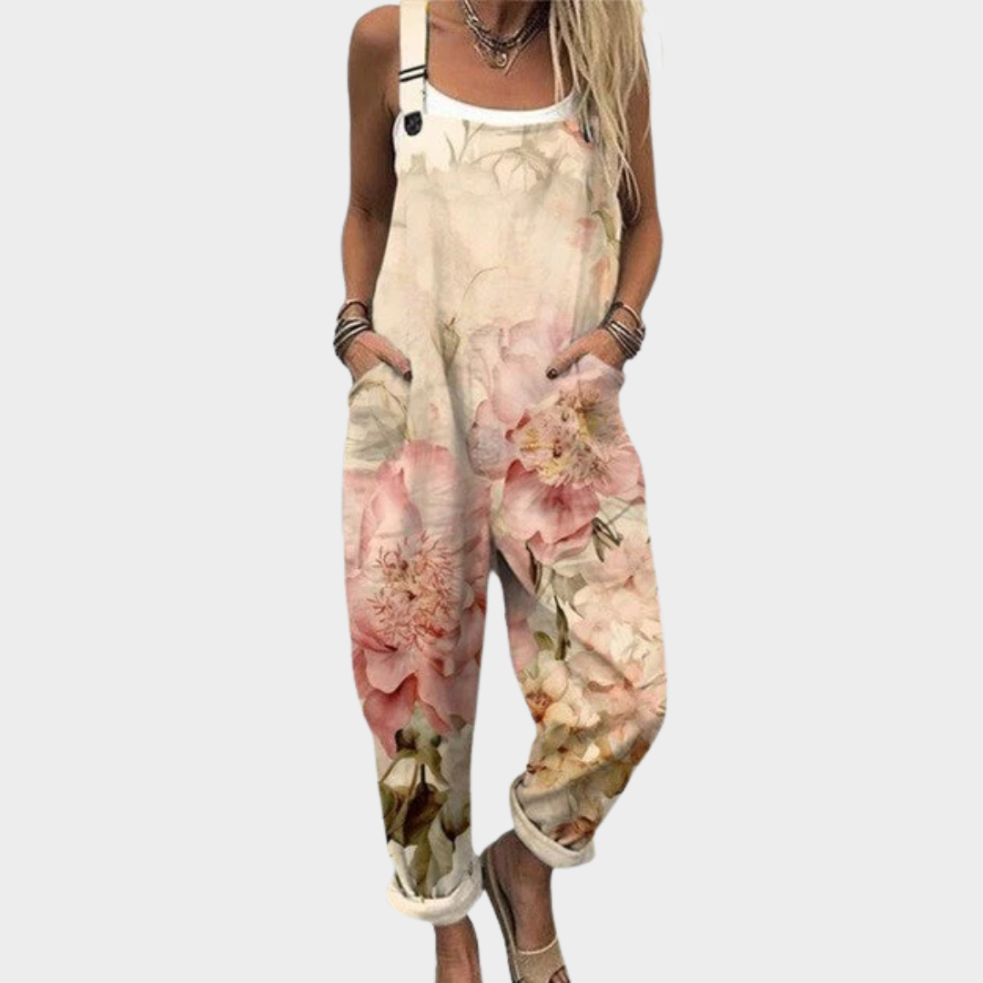Comfortable Printed Overalls 0