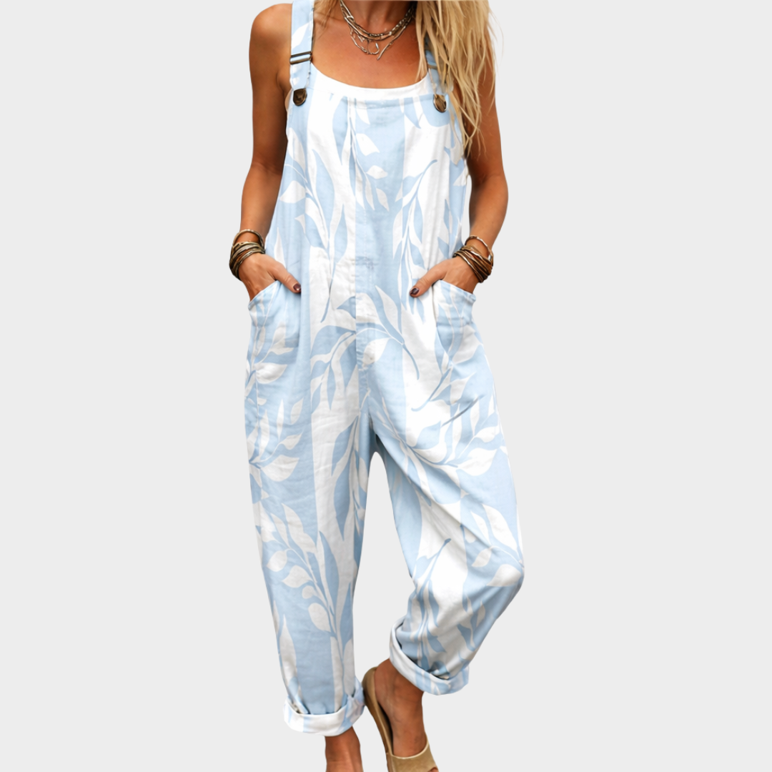Comfortable Printed Overalls 0