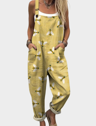 Comfortable Printed Overalls 0