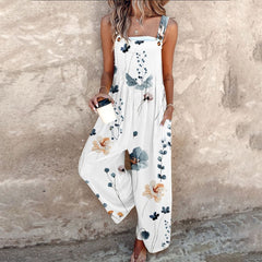Comfortable Printed Overalls 2