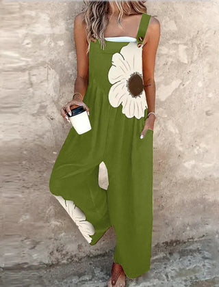 Comfortable Printed Overalls 6