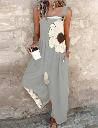 Comfortable Printed Overalls 9
