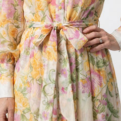 Cressida | Floral Sheer Long Sleeve Maxi Dress 2