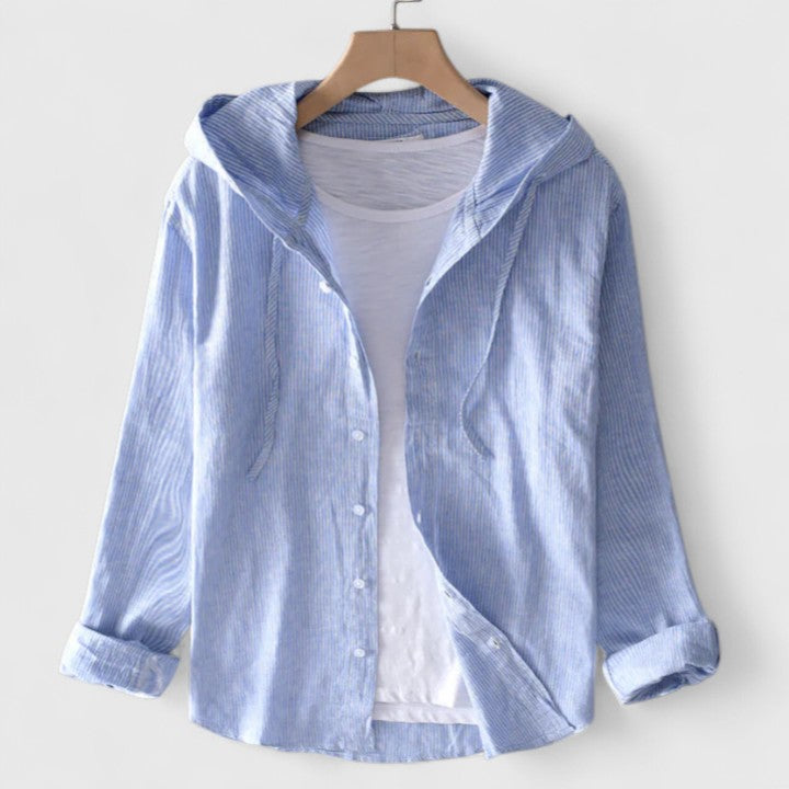 Demi | Elegant Hooded Blouse 0